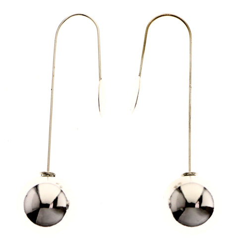 Mi Amore Dangle-Earrings Silver-Tone