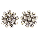 Mi Amore Post-Earrings Silver-Tone