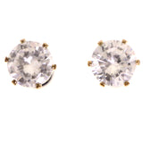 Mi Amore Stud-Earrings Silver-Tone/Gold-Tone