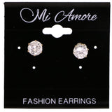 Mi Amore Stud-Earrings Silver-Tone/Gold-Tone