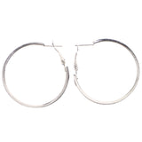 Mi Amore Hoop-Earrings Brown/Silver-Tone