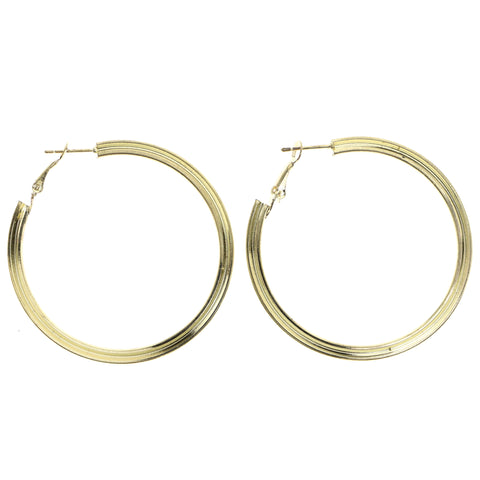 Mi Amore Hoop-Earrings Gold-Tone