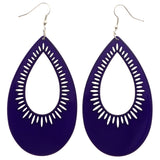 Mi Amore Dangle-Earrings Purple