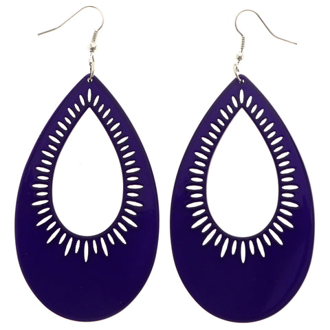 Mi Amore Dangle-Earrings Purple