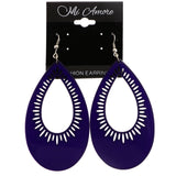 Mi Amore Dangle-Earrings Purple