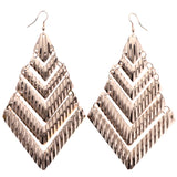 Mi Amore Dangle-Earrings Bronze-Tone