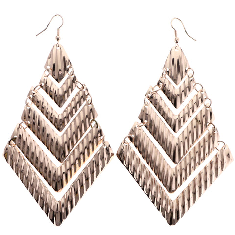 Mi Amore Dangle-Earrings Bronze-Tone