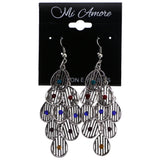 Mi Amore Chandelier-Earrings Silver-Tone/Multicolor
