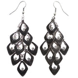 Mi Amore Chandelier-Earrings Silver-Tone