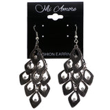Mi Amore Chandelier-Earrings Silver-Tone