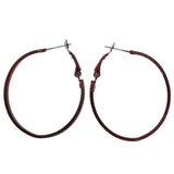 Mi Amore Hoop-Earrings Red