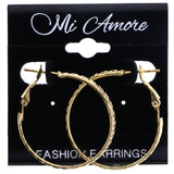 Mi Amore Hoop-Earrings Gold-Tone