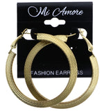 Mi Amore Hoop-Earrings Gold-Tone