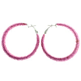 Mi Amore Hoop-Earrings Pink