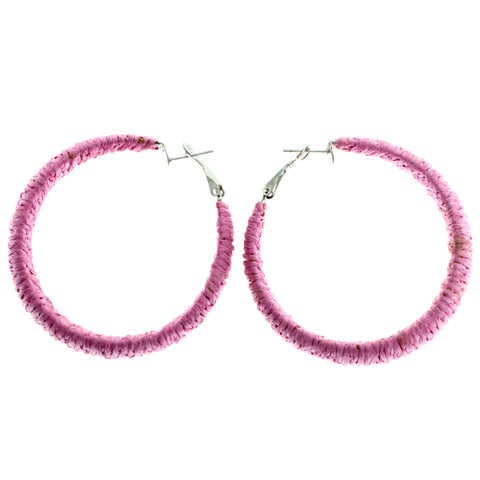 Mi Amore Hoop-Earrings Pink