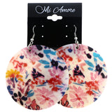 Mi Amore Flower Dangle-Earrings Multicolor/White