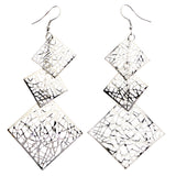Mi Amore Dangle-Earrings Silver-Tone