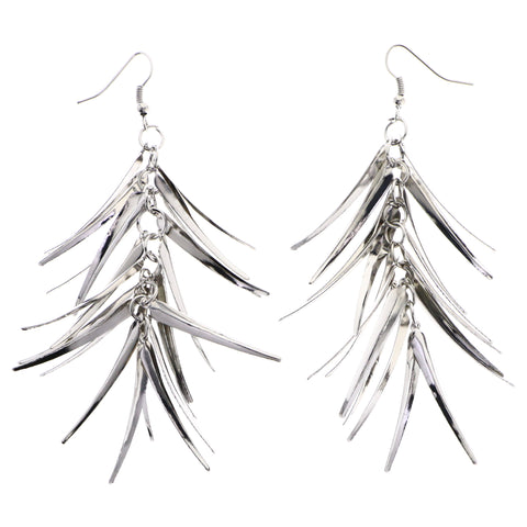 Mi Amore Dangle-Earrings Silver-Tone