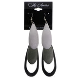 Mi Amore Dangle-Earrings Green/Silver-Tone