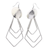 Mi Amore Dangle-Earrings Silver-Tone