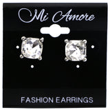 Mi Amore Stud-Earrings Silver-Tone