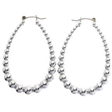 Mi Amore Hoop-Earrings Silver-Tone