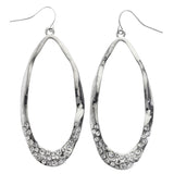 Mi Amore Dangle-Earrings Silver-Tone