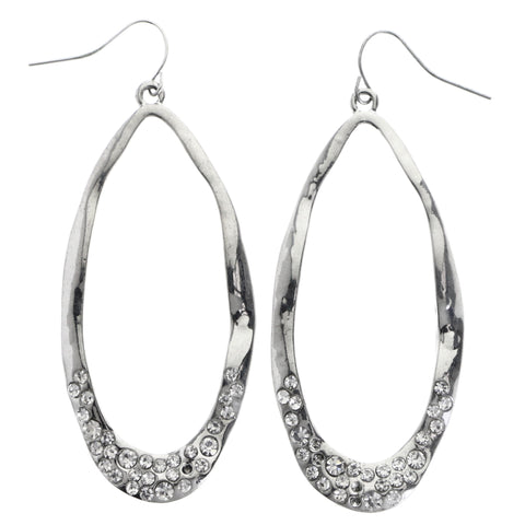Mi Amore Dangle-Earrings Silver-Tone