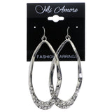Mi Amore Dangle-Earrings Silver-Tone