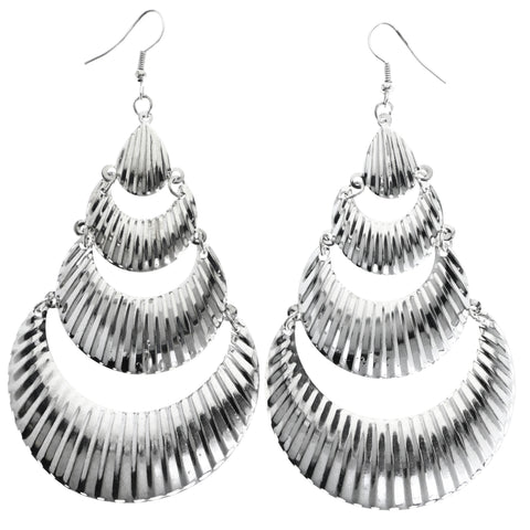 Mi Amore Dangle-Earrings Silver-Tone
