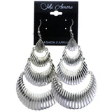 Mi Amore Dangle-Earrings Silver-Tone