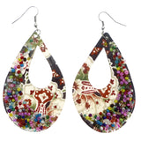 Mi Amore Flower Dangle-Earrings Multicolor