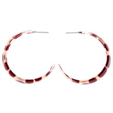 Mi Amore Polka Dot Dangle-Earrings Red/White