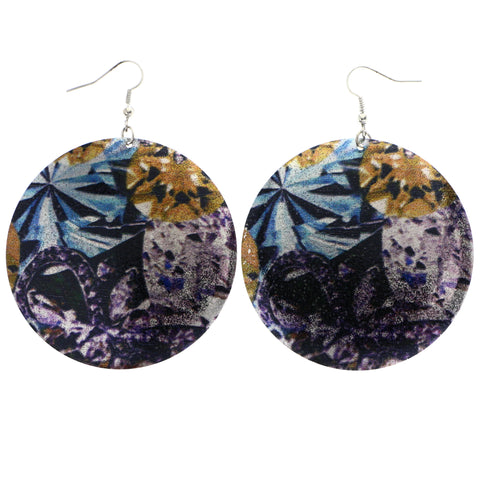 Mi Amore Dangle-Earrings Multicolor/Silver-Tone