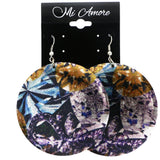Mi Amore Dangle-Earrings Multicolor/Silver-Tone
