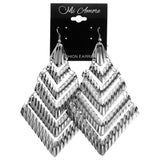 Mi Amore Dangle-Earrings Silver-Tone