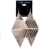 Mi Amore Dangle-Earrings Bronze-Tone