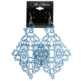 Mi Amore Dangle-Earrings Blue/Silver-Tone