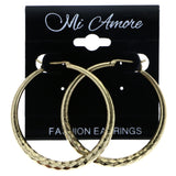 Mi Amore Hoop-Earrings Gold-Tone