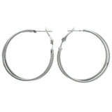 Mi Amore Hoop-Earrings Silver-Tone