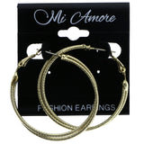 Mi Amore Hoop-Earrings Gold-Tone