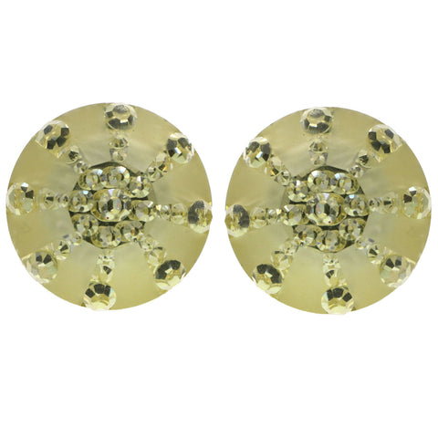 Mi Amore Post-Earrings Yellow