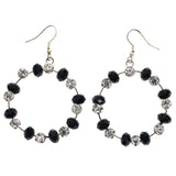 Mi Amore Dangle-Earrings Silver-Tone/Black