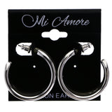 Mi Amore Dangle-Earrings Silver-Tone