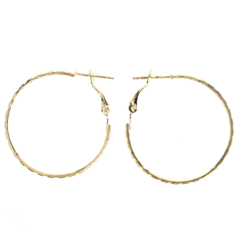 Mi Amore Hoop-Earrings Gold-Tone