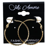 Mi Amore Hoop-Earrings Gold-Tone