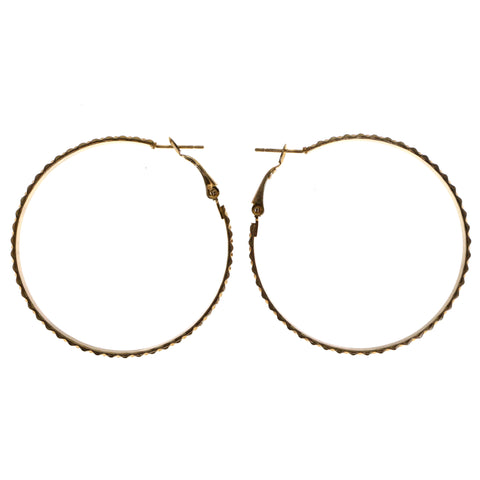 Mi Amore Hoop-Earrings Gold-Tone