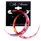 Mi Amore Flower Dangle-Earrings Pink/Yellow