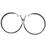 Mi Amore Hoop-Earrings Black