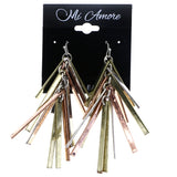 Mi Amore Dangle-Earrings Silver-Tone/Gold-Tone
